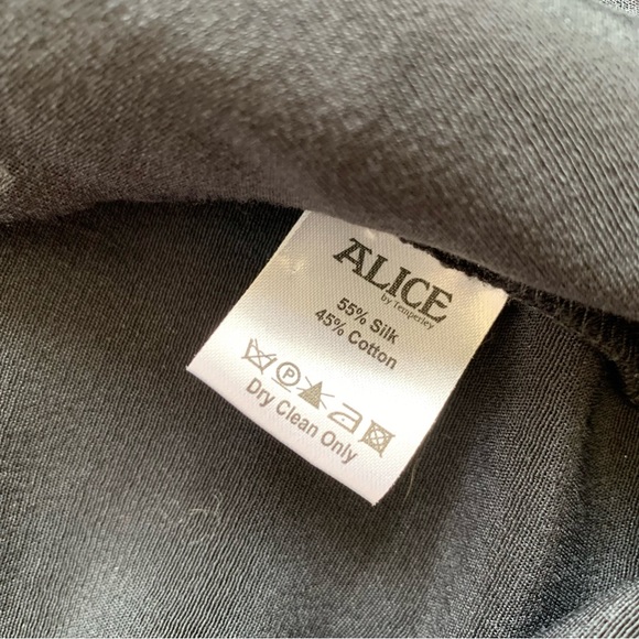 Alice by Temperley Claudia Studded mini skirt black silk blend - Picture 10 of 10